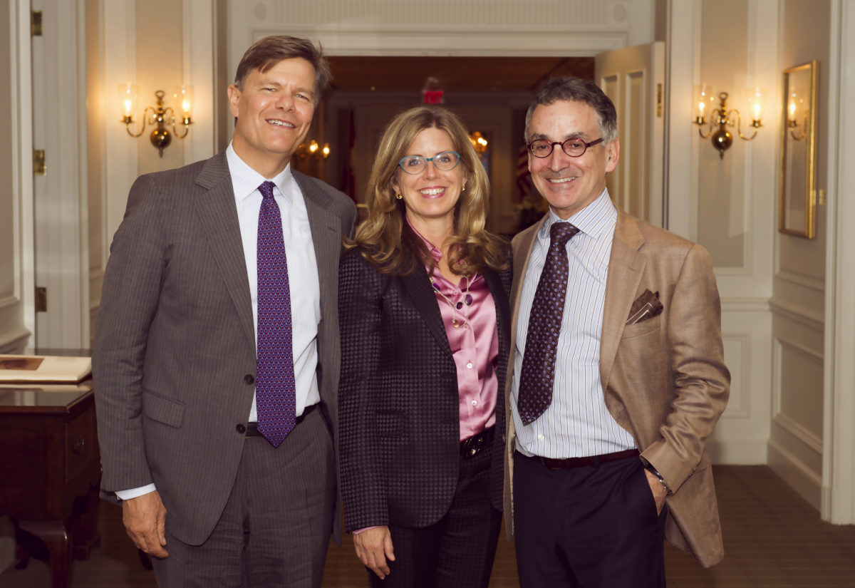 Past Board Treasurer Richard, with his wife Gwen, both longtime IN CLASS Supporters and Joel Greenberg. Photo by Karri North